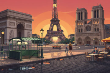 découvrez paris en pixel art avec des représentations colorées de la tour eiffel, du métro et des monuments emblématiques pour une immersion artistique unique.