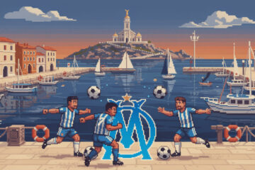 découvrez des idées créatives de pixel art pour représenter l'om et la ville de marseille, alliant passion du football et art numérique.