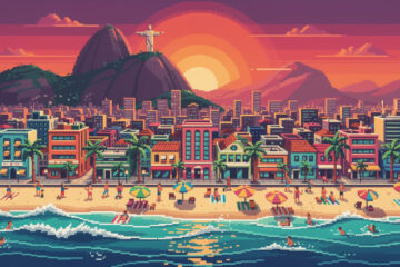 découvrez notre affiche de rio qui capture l'essence de la ville à travers un panorama urbain dynamique, des plages emblématiques ou une illustration riche en couleurs vibrantes.