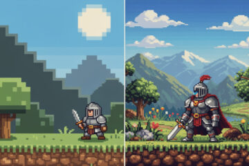 découvrez les différences visuelles entre le pixel art 8 bits et 16 bits : couleurs, détails, résolution et styles graphiques.