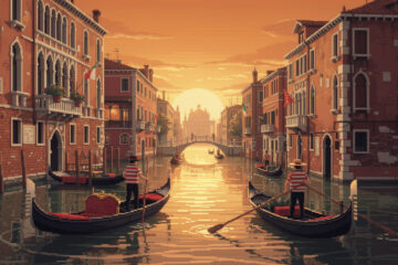 découvrez les mystères du tableau de venise et explorez s'il s'agit d'une photographie, d'une peinture traditionnelle ou d'une œuvre en pixel art.