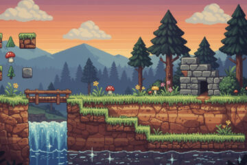 découvrez comment créer un décor de jeu vidéo en pixel art : choisissez votre palette, composez vos éléments et donnez vie à un univers rétro unique.