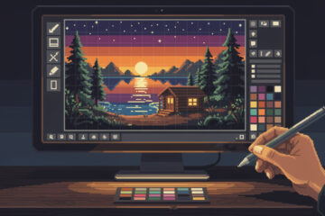 découvrez comment créer du pixel art avec photoshop : configurez votre document, utilisez la grille et les bons outils pour réaliser des illustrations pixelisées.
